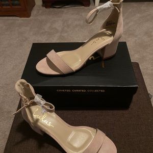 Never Worn Nude Ankle Strap Heels from Lulus
